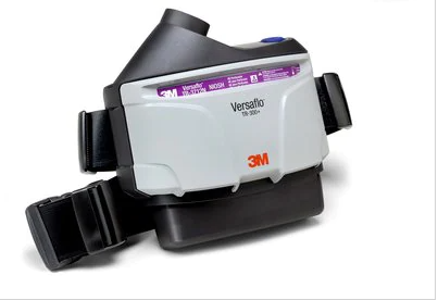 multi color 3M™ TR-307N+ Versaflo™ PAPR Assembly on white background
