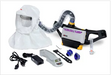 White, black 3M™ TR-800-ECK Versaflo™ Powered Air Purifying Respirator Easy Clean Kit on white background