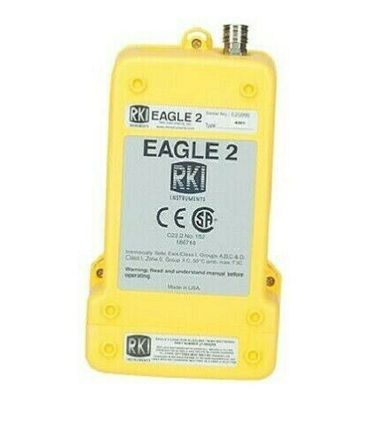 RKI Instruments 723-113-03 Eagle 2 Three Gas Monitor CI2 /NH3 / CO2 60% Volume (IR)