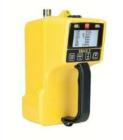 RKI Instruments 724-001-IR-CAT Eagle 2 4 Gas Monitor CH4&LEL (IR) /O2 /H2S / CO inert mode for catalyst applications