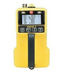 Yellow and black RKI gas monitor 726-115-02 on white background