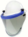 Paulson 9004947 arc flash faceshield and blue bracket on white background