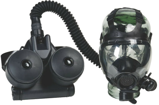MSA B-6041-030 PAPR mask&K pump/fiters on white background