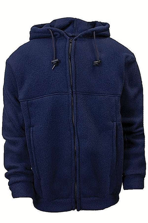 Navy color National Safety Apparel Enespro C23FL05 Hooded Zip-up Sweatshirt FR/AR