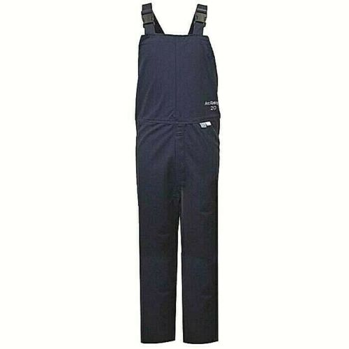 Enespro NSA C45UW 20cal Ultrsoft Arc Flash Bib Overalls  against white background