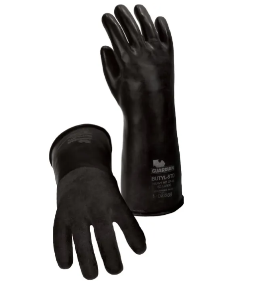 KAPPLER 2N1 BUTYL RUBBER GLOVES CP-25 | 25 MIL | 14 Inch | Free Shipping and No Sales Tax