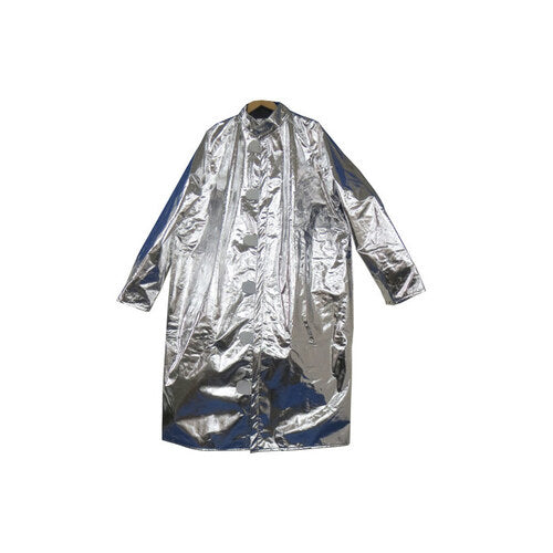 Silver Chicago Protective Apparel 601-AKV 19oz Aluminized Para Aramid Jacket