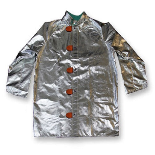 Silver Chicago Protective Apparel 601-APBI Aluminized 7oz PBI Blend Jacket