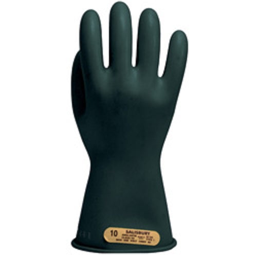 Black Chicago Protective Mechanix Wear LRIG-00-11 Class 00 11" Low Voltage Rubber Insulated Gloves