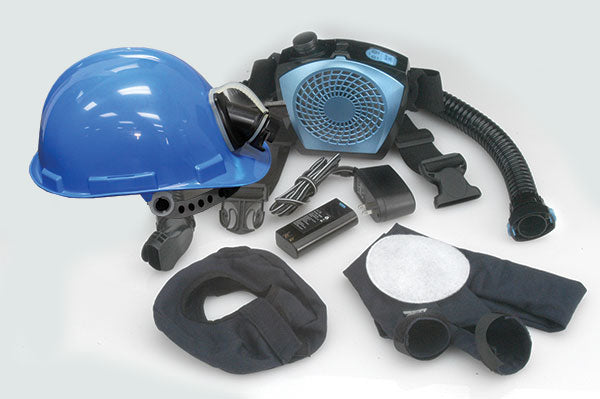 Black, blue, white Chicago Protective Apparel RF-KIT Refresh System Full Kit
