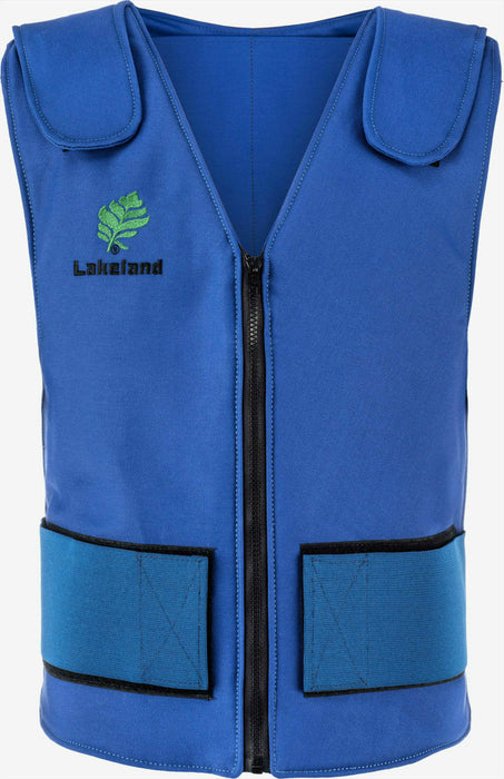 Blue cooling vest CV58 Lakeland on white background