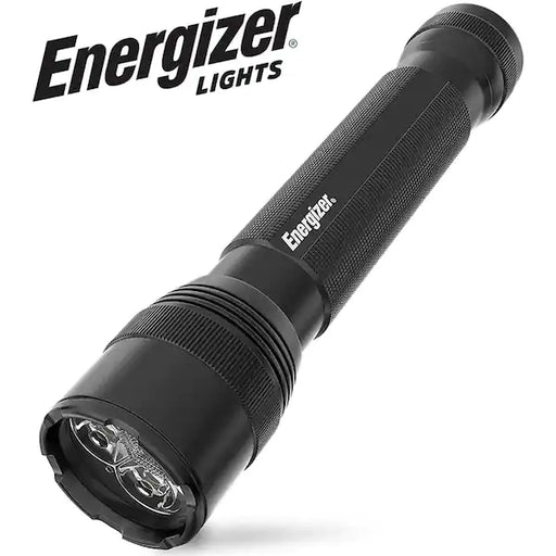 Black flashlight on white background Energizer ENPMHT61