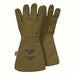 Tan color NSA 100cal gloves G51KDQE18 on white background