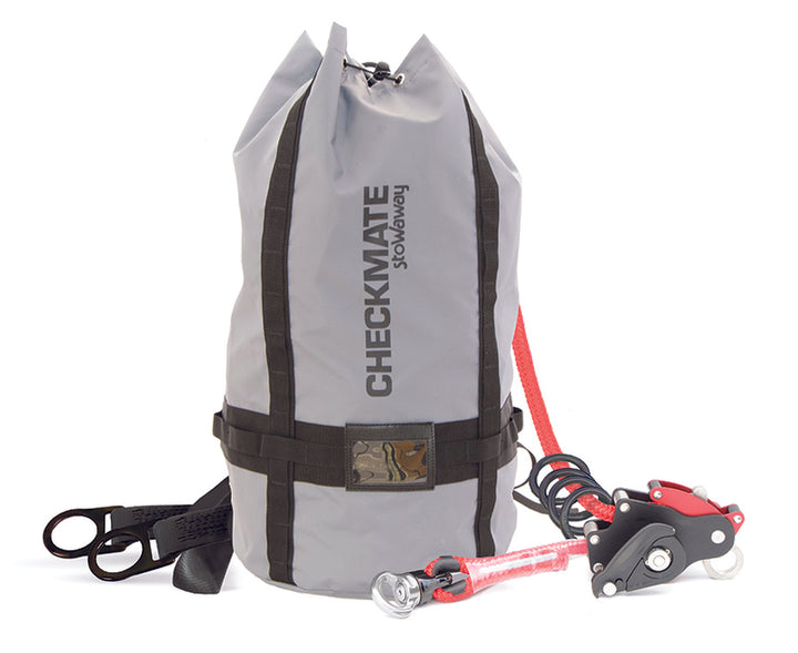 Gray, black, red Guardian Fall 30800 Quadro Horizontal Lifeline on white background
