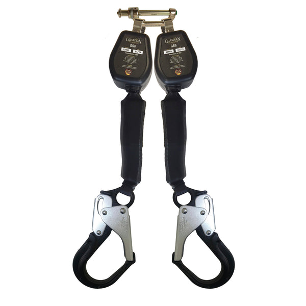 Black, silver, gold Guardian Fall 32007 GR6 Personal SRL 6 Foot Overhead on white background