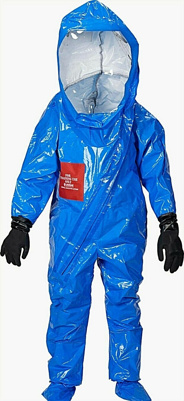Blue Lakeland INT497B Interceptor Plus Front Entry Training Suit 