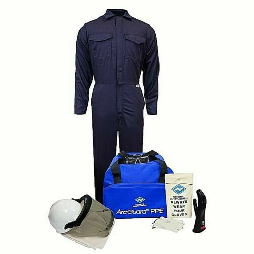 Multi color NSA arc flash kit KIT2CV11 on white background