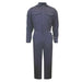 Dark grayish blue Enespro National Safety Apparel KIT2CV20 20cal Coverall on white background