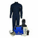 Black, blue, white NATIONAL SAFETY APPAREL KIT2TC8TPVB Tecgen FR 8cal Coverall Kit on white background