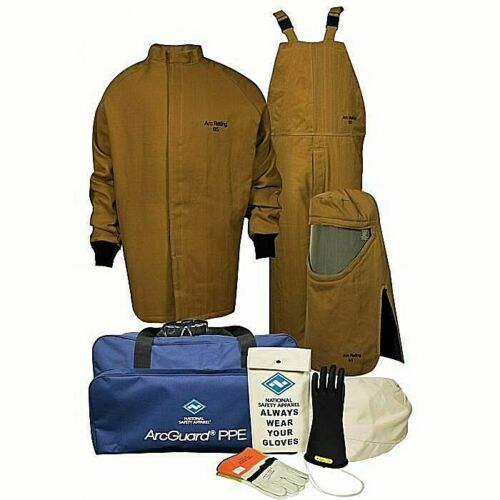 Brown, blue, white black National Safety Apparel Enespro KIT4SC65 Arcguard Arc Flash 65 cal Kit
