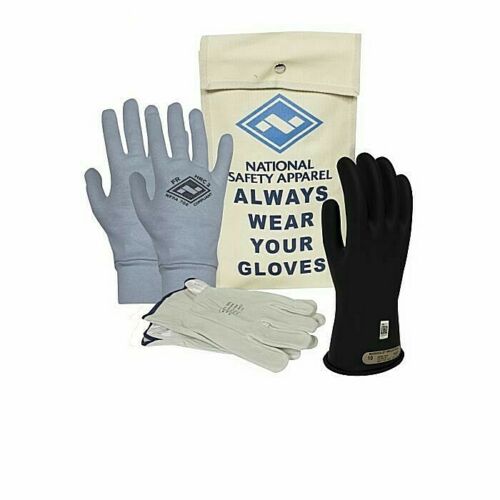 NSA KITGC00 AG Premium multi color voltage glove kit on white background