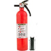 Red and white Kidde 210102MTL FA110 Fire Extinguisher  on white background