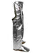Silver National Safety Apparel L40NLNL38 Aluminized Chaps 38" on white background