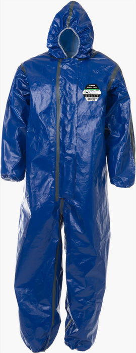 Blue Lakeland 52151 coverall on white backgroujnd