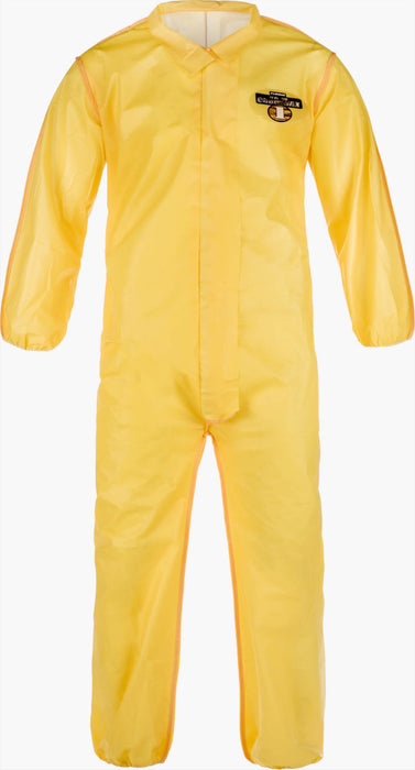 Yellow Lakeland C1B417Y coverall against white background