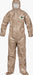 Brown coverall Lakeland C4T165T against white background