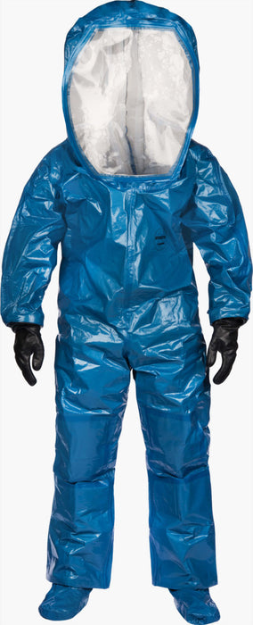 Blue LAKELAND INT650B Interceptor Plus Level A Fully Encapsulated Rear Entry Expanded Back Suit