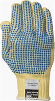 Lakeland 21-535 Kevlar Cut Resistant Glove 7 Gauge with Blue Dot for Grip 