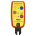 Yellow, red, black Enespro NSA AG-AC30 voltage AC detector on white background