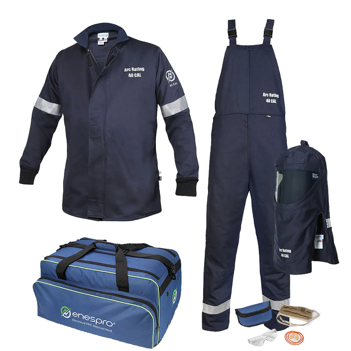 National Safety Apparel EN40KTWUNB03 40 Cal Enespro Arc Flash Kit | Free Shipping and No Sales Tax