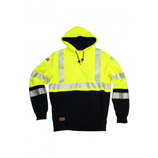 Lime yellow and black NSA Hi Viz Pullover SWSHEHC3