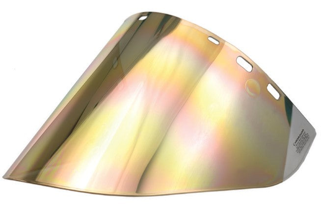 Gold Paulson 2119882 Gold Hard Coated Heat Reflective Face Shield Window on white background