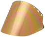 Gold Paulson 2119895 Gold Hard Coated Heat Reflective Face Shield Window  on whitde background