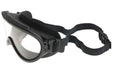 Black and clear Paulson 9400000 A-TAC Structural Firefighting Goggle Model 510-EB on white background