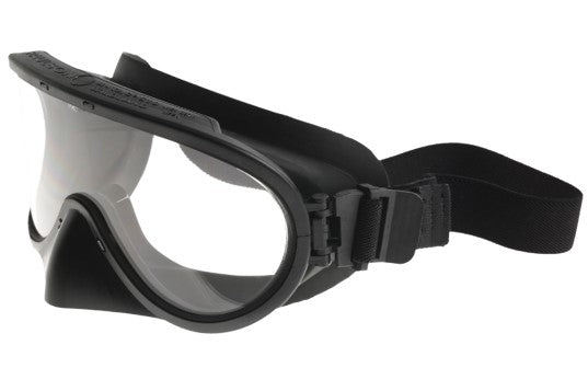 Black and clear Paulson 9611900 A-TAC Wildland Firefighting Goggle Model 510-WEN on white background