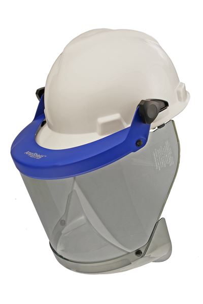 Blue, white, tinted PAULSON AmpShield AMP1-20-HT Slotted Cap Bracket ATPV 20 cal/cm² 9004560 Media 1 of 1