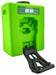 green and black SAA 5134-00 Eye wash station on white background
