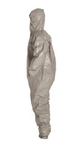 DuPont TF145T Tychem 6000 Coverall Respirator Hood Elastic Wrists/Ankles No Tax!