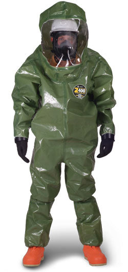 Kappler Z4H428 Zytron 400 Coverall with Hood Elastic Wrists and Ankles CE Type 3 Six per Case