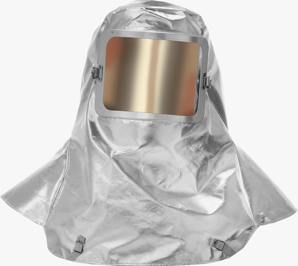 LAKELAND INDUSTRIES 710-2 Aluminized 700 Series Heat Resistive Hood with Gold Lens | Free Shipping and No Sales Tax