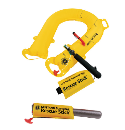 Yellow and black Mustang MR100-0-0-101 Throwable Emergency Rescue Inflatable